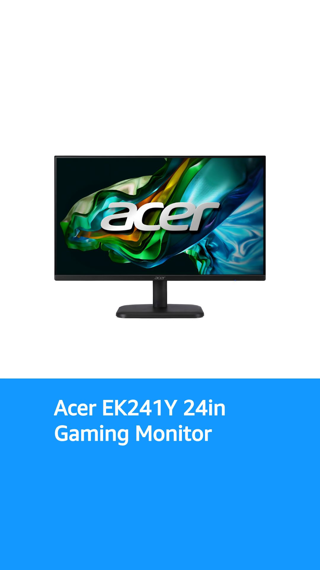 Acer EK241Y EBI 24in IPS FHD 1920 x 1080 100Hz 1ms Frameless